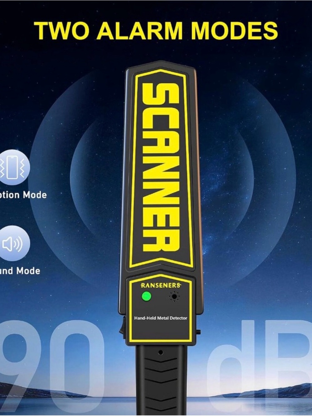Hand-Held Metal Detector Scanner